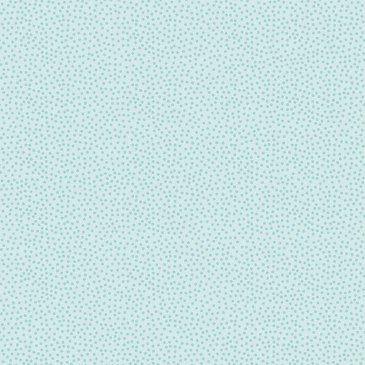 43-44" Wide OPAL ESSENCE DOTS Light Teal Pearlescent Quilt Fabric by Maywood Studio - Sold by the Yard