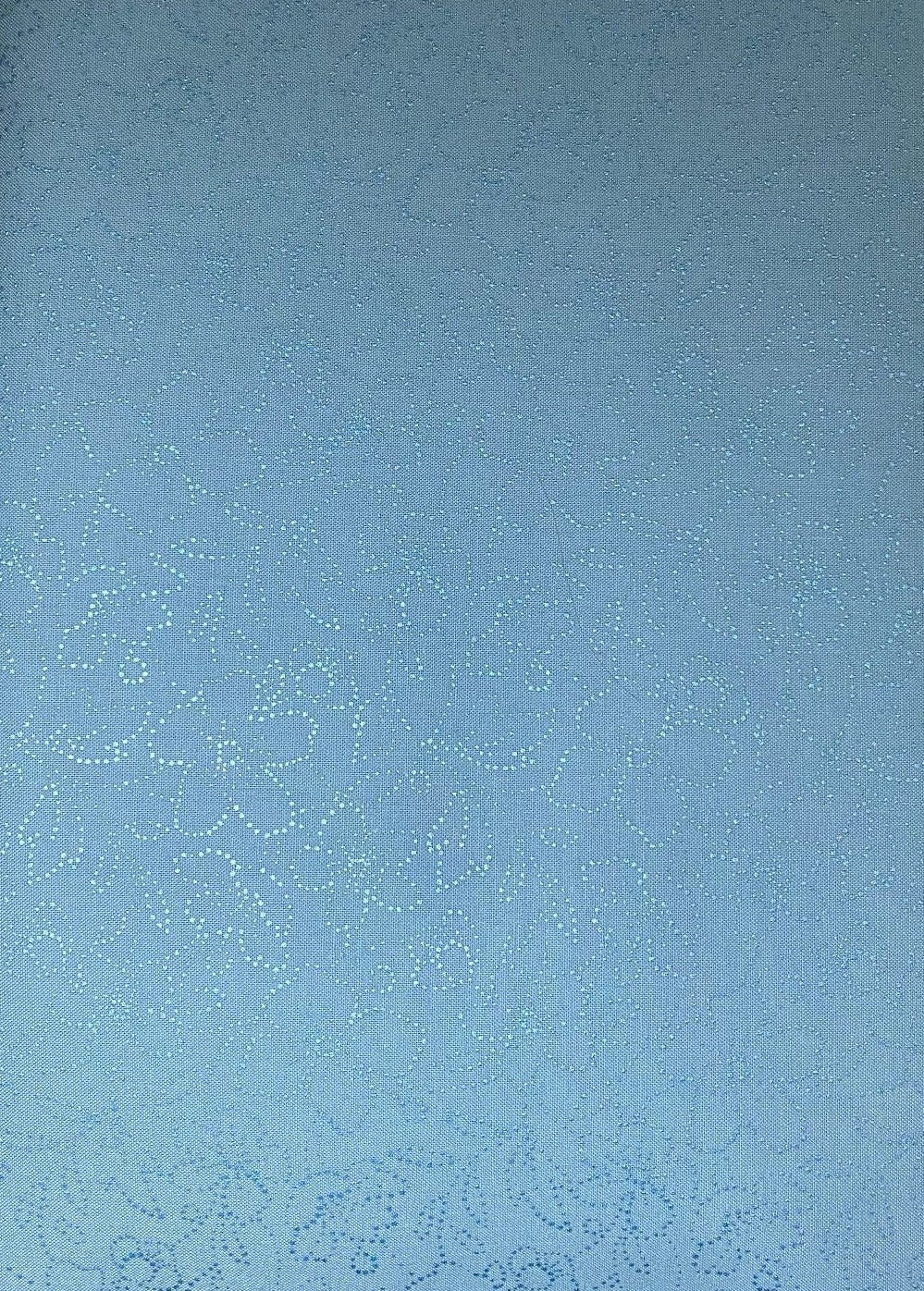 43-44" Wide OPAL ESSENCE FLORAL Blue on Blue Pearlescent Quilt Fabric by Maywood Studio - Sold by the Yard