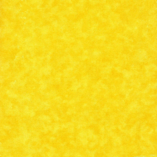 43-44" Wide CLOUD NINE Made in the USA Bright Yellow Tonal Quilt Fabric - Sold by the Yard