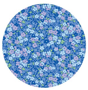 43-44" Wide Makeovers Blue from the Sleepover Collection Designed by Pat Sloan for Benartex - Sold by the Yard