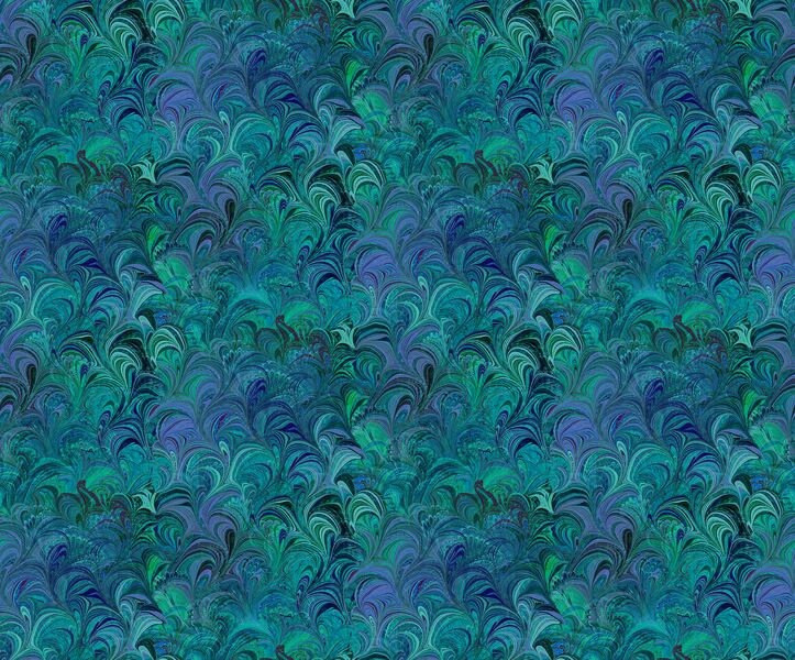 Paula Nadelstern POURED COLOR 10 Fat Quarter Fabric Bundle for Benartex Fabrics (Bundle 12355/12356-1) - 10 Different Fat Quarters