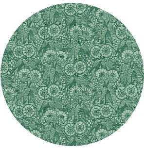 43-44" Wide WALLPAPER GEO Green Tone on Tone Quilt Fabric by Kelly Rae Roberts for Contempo Fabrics - Sold by the Yard
