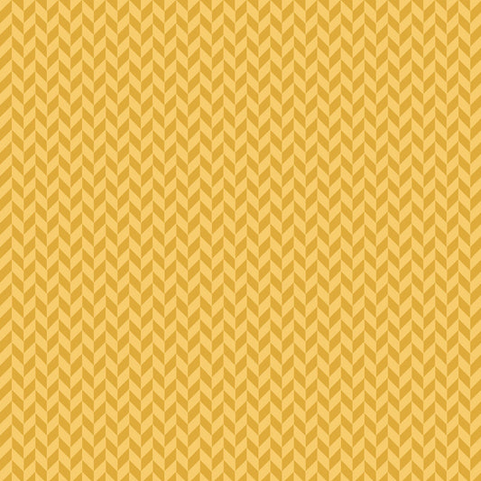 43-44" Wide KIMBERBELL BASICS HERRINGBONE Sunshine Gold Tonal Quilt Fabric for Maywood Studio - Sold by the Yard