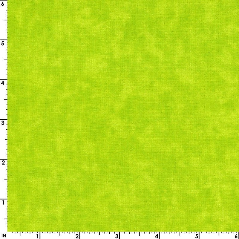 43-44" Wide CLOUD NINE Made in the USA Chartreuse Green Tonal Quilt Fabric - Sold by the Yard