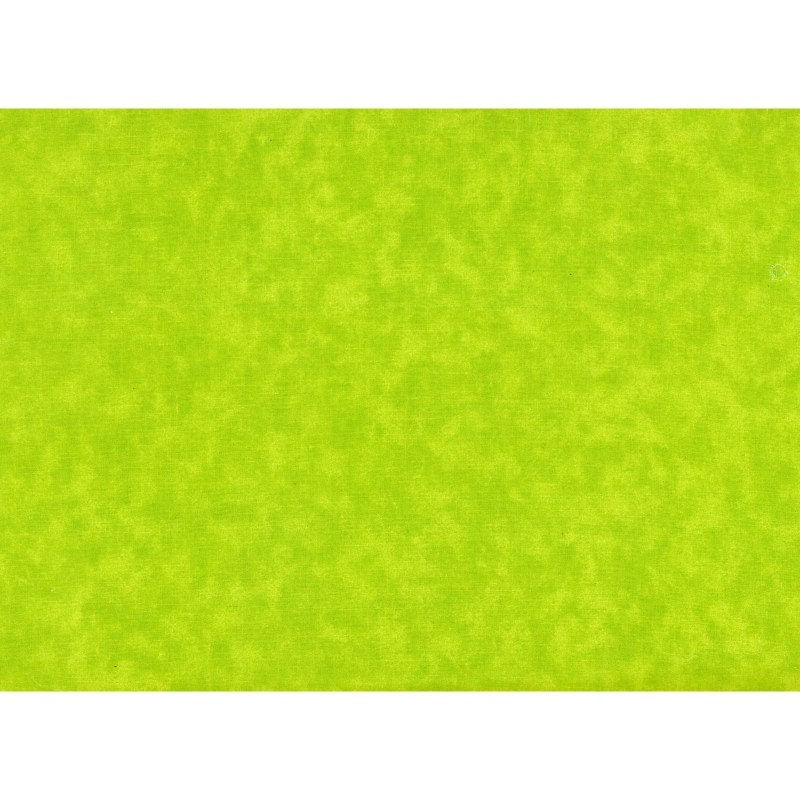43-44" Wide CLOUD NINE Made in the USA Chartreuse Green Tonal Quilt Fabric - Sold by the Yard