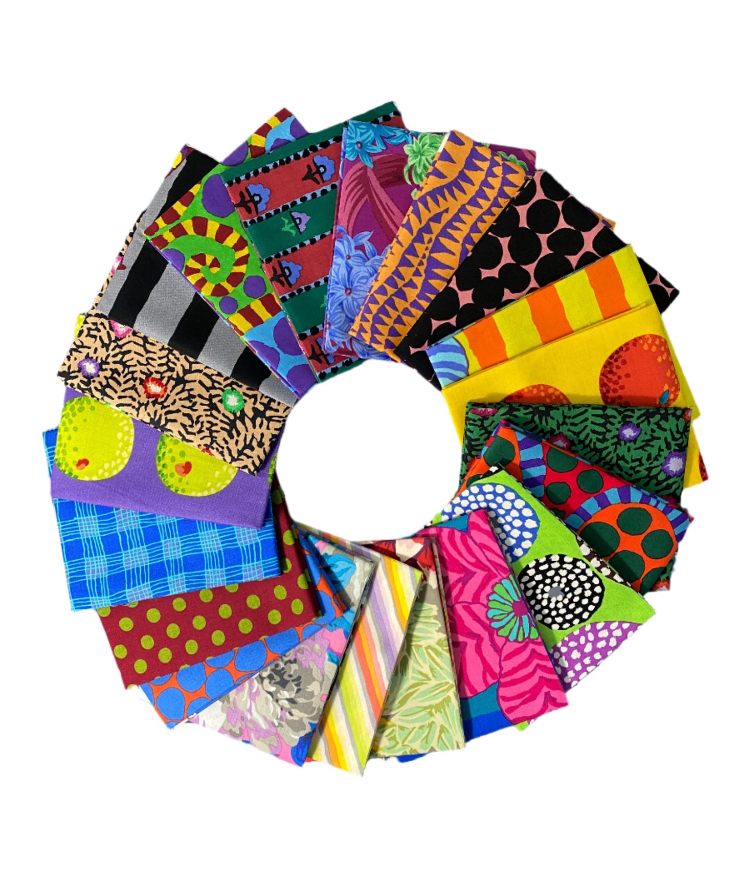 20 Fabric Fat Quarter Bundle - Kaffe Fassett for Free Spirit Fabrics - Mystery Collection