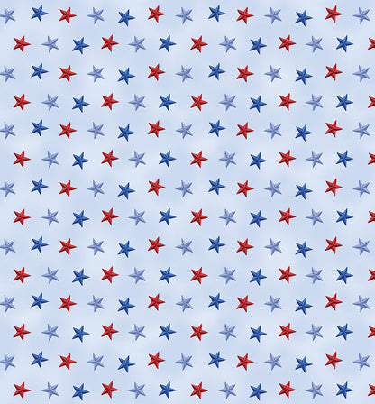 Precut Fabric Layer Cake Faith Family Freedom by Nicole Decamp for Benartex - 10" Fabric Squares