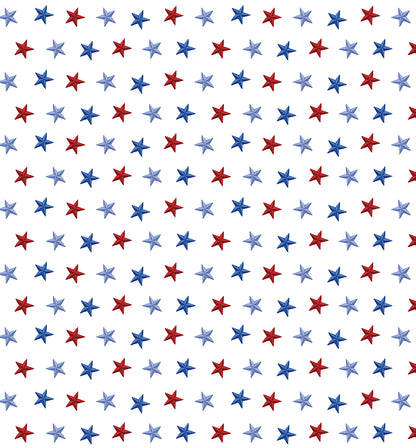 Precut Fabric Layer Cake Faith Family Freedom by Nicole Decamp for Benartex - 10" Fabric Squares