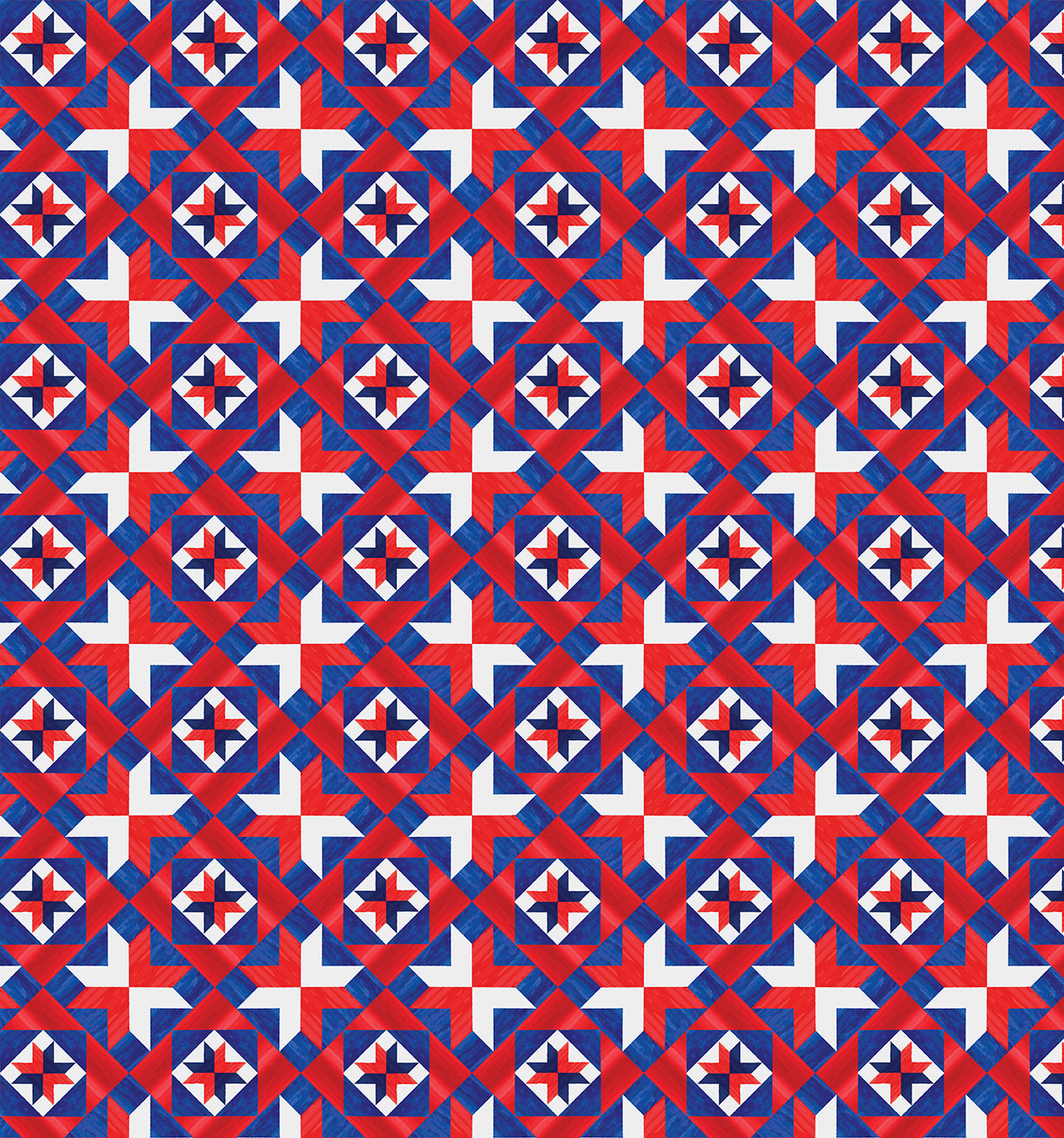 Precut Fabric Layer Cake Faith Family Freedom by Nicole Decamp for Benartex - 10" Fabric Squares