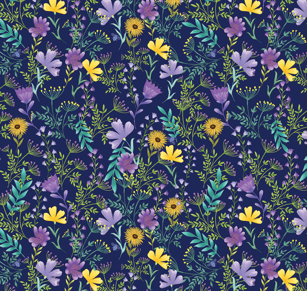 Layer Cake Quilt Fabric | Veronica's Garden | Benartex | 42 Pieces