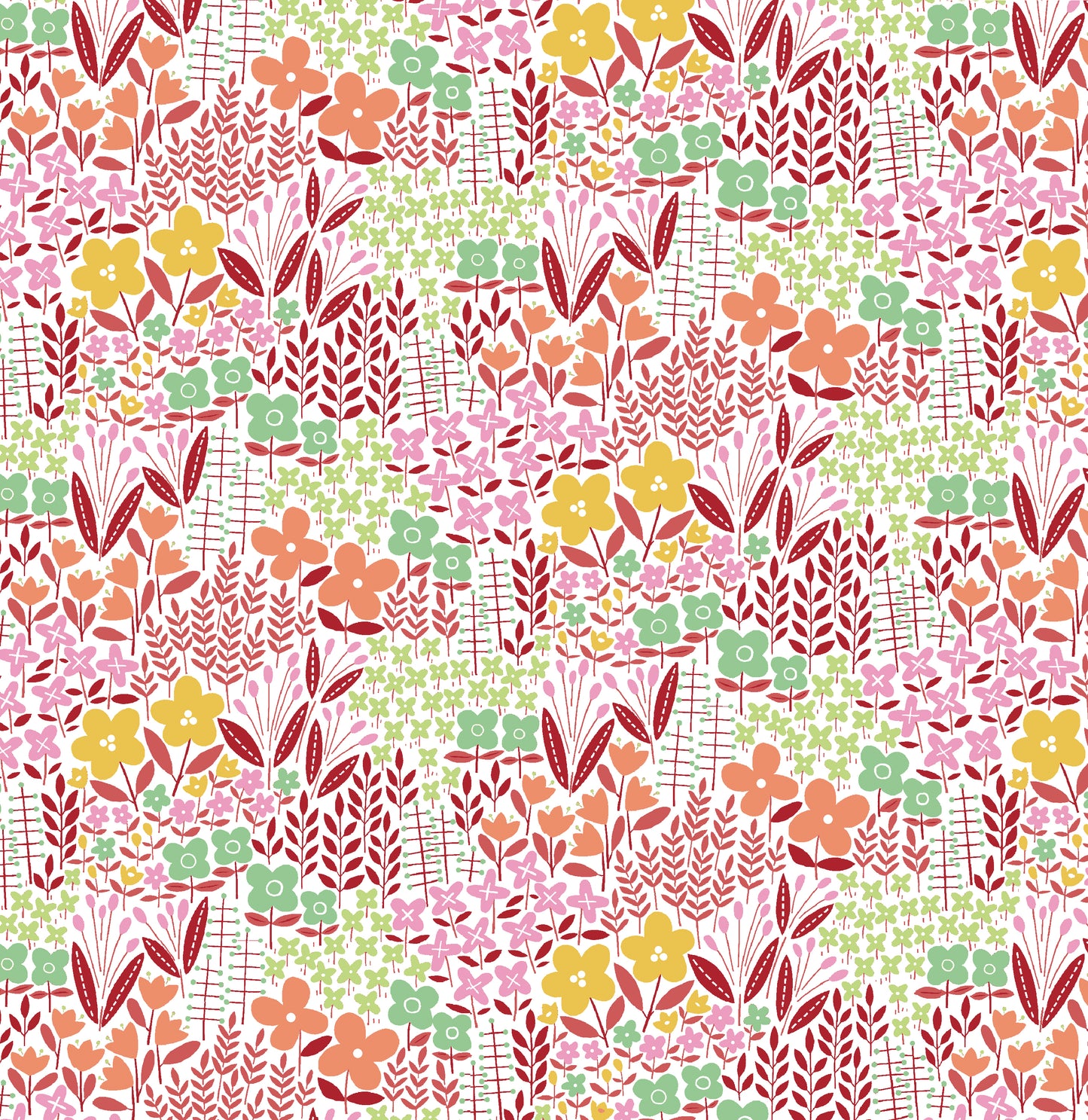 18 Fabric Fat Quarter Bundle - Blooming Color I Collection by Wolff Paper for Benartex
