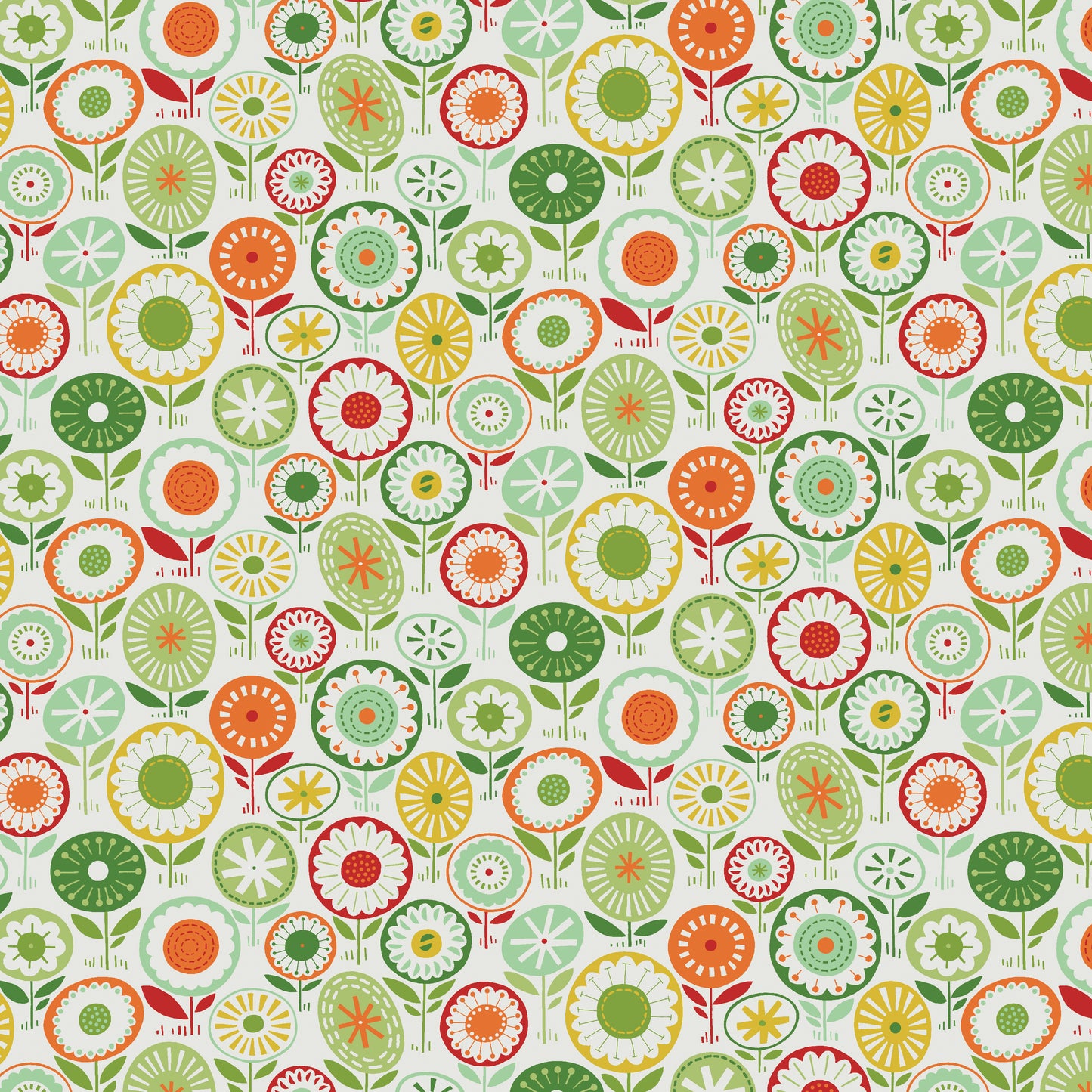 18 Fabric Fat Quarter Bundle - Blooming Color I Collection by Wolff Paper for Benartex