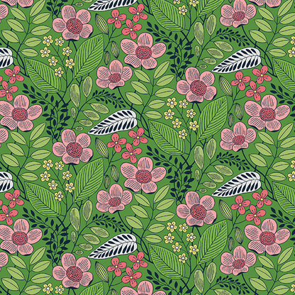 Jelly Roll Quilt Fabric Blooming Color 2 | Benartex | 40 Pieces