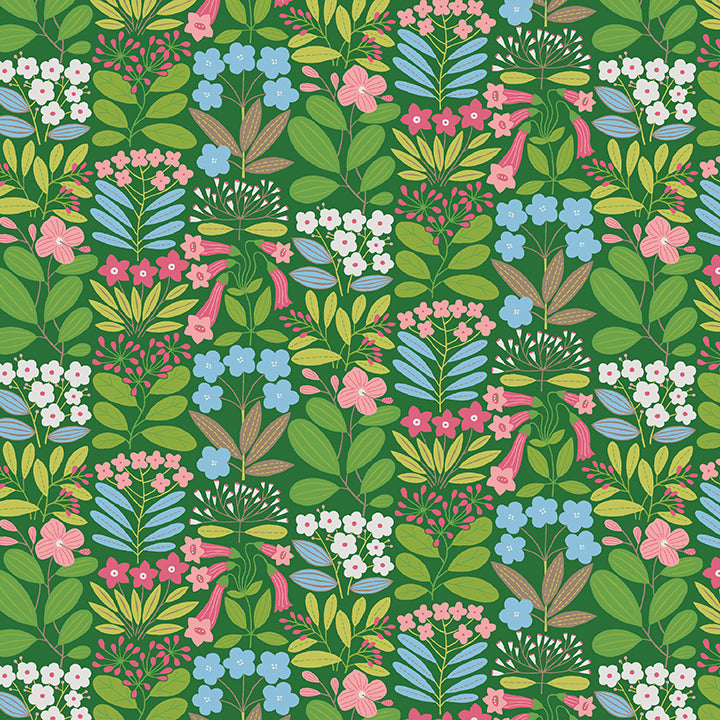 Jelly Roll Quilt Fabric Blooming Color 2 | Benartex | 40 Pieces