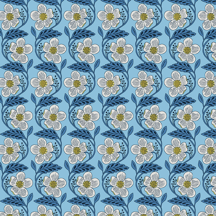 Jelly Roll Quilt Fabric Blooming Color 2 | Benartex | 40 Pieces