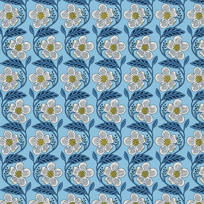 Jelly Roll Quilt Fabric Blooming Color 2 | Benartex | 40 Pieces