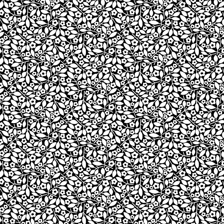 Jelly Roll Quilt Fabric | Black White and Bloom | 40 Pieces