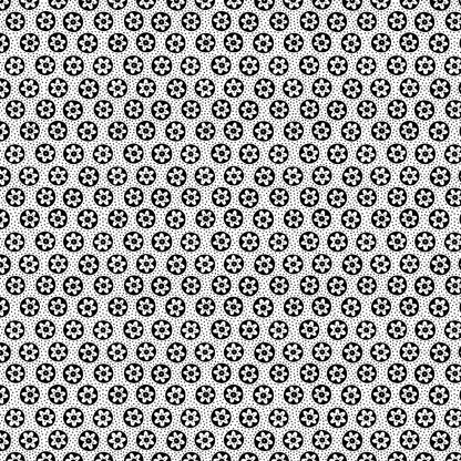 Jelly Roll Quilt Fabric | Black White and Bloom | 40 Pieces
