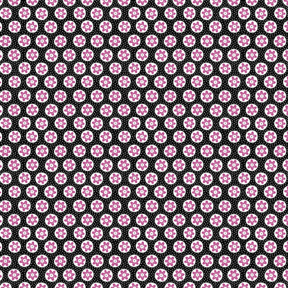 Jelly Roll Quilt Fabric | Black White and Bloom | 40 Pieces