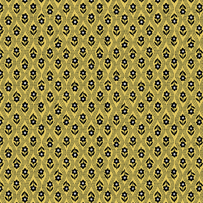 Jelly Roll Quilt Fabric | Black White and Bloom | 40 Pieces