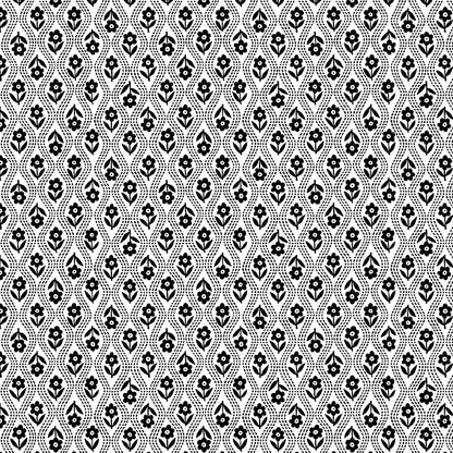 Jelly Roll Quilt Fabric | Black White and Bloom | 40 Pieces