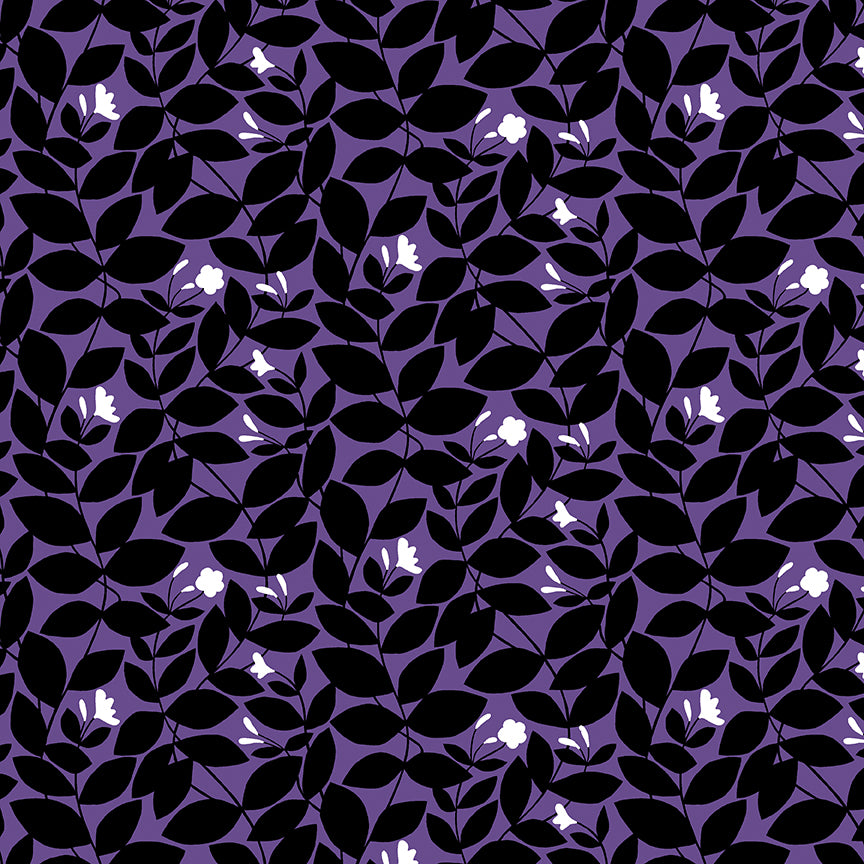 Jelly Roll Quilt Fabric | Black White and Bloom | 40 Pieces