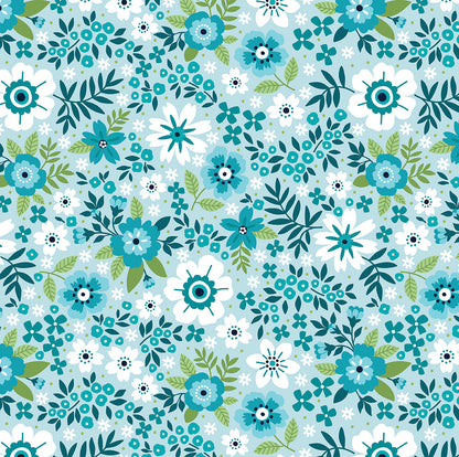 Benartex Seaside Garden 5" Charm Pack | 42 Pieces