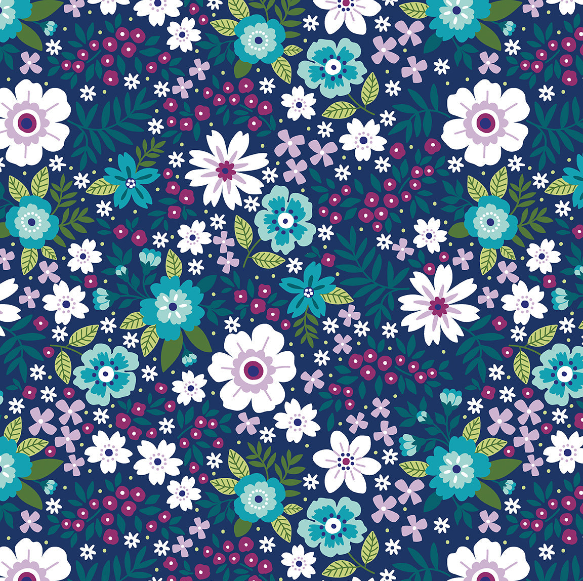 Benartex Seaside Garden 5" Charm Pack | 42 Pieces