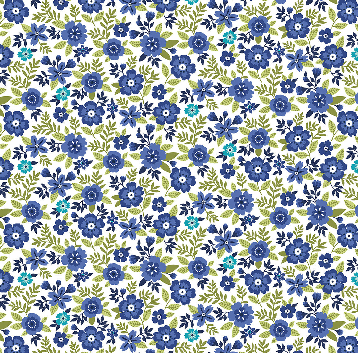 Benartex Seaside Garden 5" Charm Pack | 42 Pieces