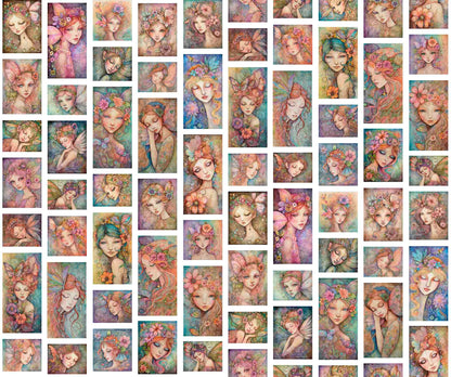 Precut Fabric Fat Quarters Enchanted by Morris Creative Group for QT Fabrics - 15 Fat Quarters