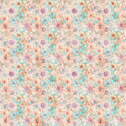 Precut Fabric Fat Quarters Enchanted by Morris Creative Group for QT Fabrics - 15 Fat Quarters