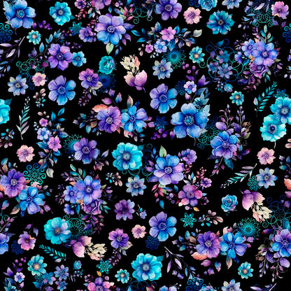 Precut Fabric Jelly Roll Fantasia Collection by Dan Morris for QT Fabrics - 2 1/2" Strips