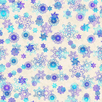 Precut Fabric Jelly Roll Fantasia Collection by Dan Morris for QT Fabrics - 2 1/2" Strips