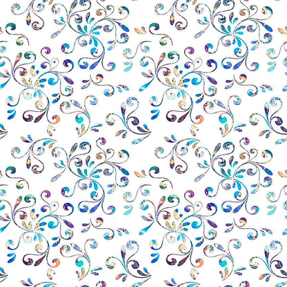 Precut Fabric Jelly Roll Fantasia Collection by Dan Morris for QT Fabrics - 2 1/2" Strips