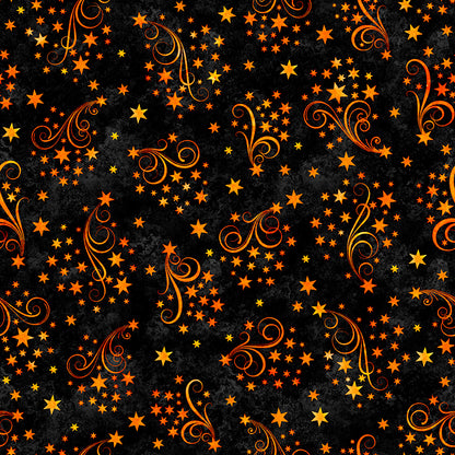 Precut Fabric Fat Quarters Happy Haunting by Morris Creative Group for QT Fabrics - 13 Fat Quarters