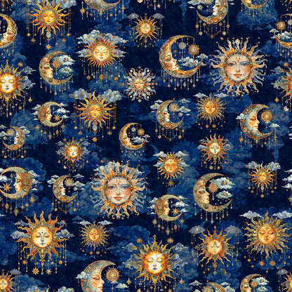 Precut Fabric Jelly Roll Bohemian Sunrise Collection by Morris Creative Group for QT Fabrics - 2 1/2" Strips