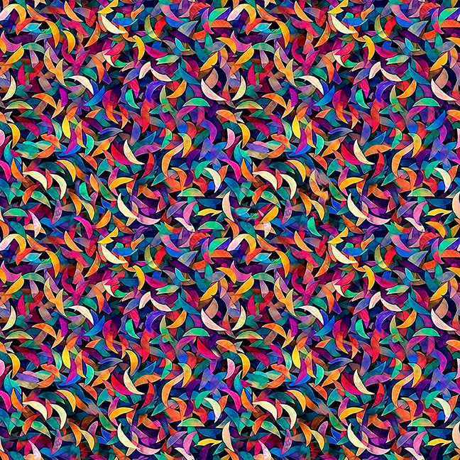 Precut Fabric Fat Quarters Bedazzled by Morris Creative Group for QT Fabrics - 15 Fat Quarters