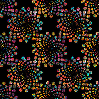 Precut Fabric Fat Quarters Bedazzled by Morris Creative Group for QT Fabrics - 15 Fat Quarters