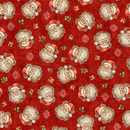 Precut Fabric Layer Cake Holly Jolly by Morris Creative Group for QT Fabrics - 10" Squares