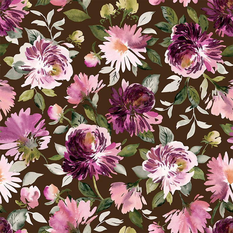 Layer Cake Quilting Fabric Dahlia Dreams Collection QT Fabrics - 42 Pieces