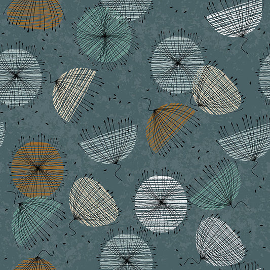 Jelly Roll Quilt Fabric | QT Fabrics Wisps on the Wind Collection | 2 1/2" Strips | 40 Pieces