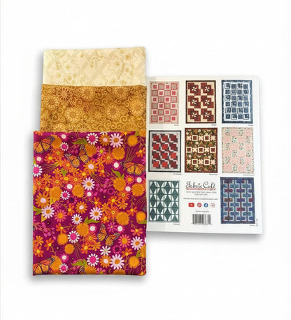 Quilt Kit | The Magic of 3-Yard Quilts Book | 3 Yards of Coordinating Fabric