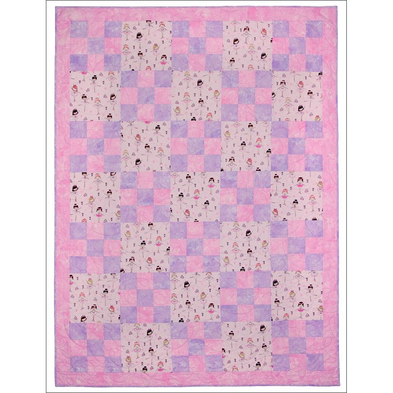 Quilt Kit - 3-Yard Quilts for Kids Book Plus 3 Yards of Construction Crew Coordinating Fabric