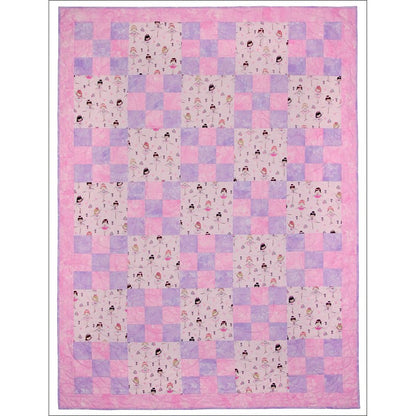 Quilt Kit - 3-Yard Quilts for Kids Book Plus 3 Yards of Construction Crew Coordinating Fabric