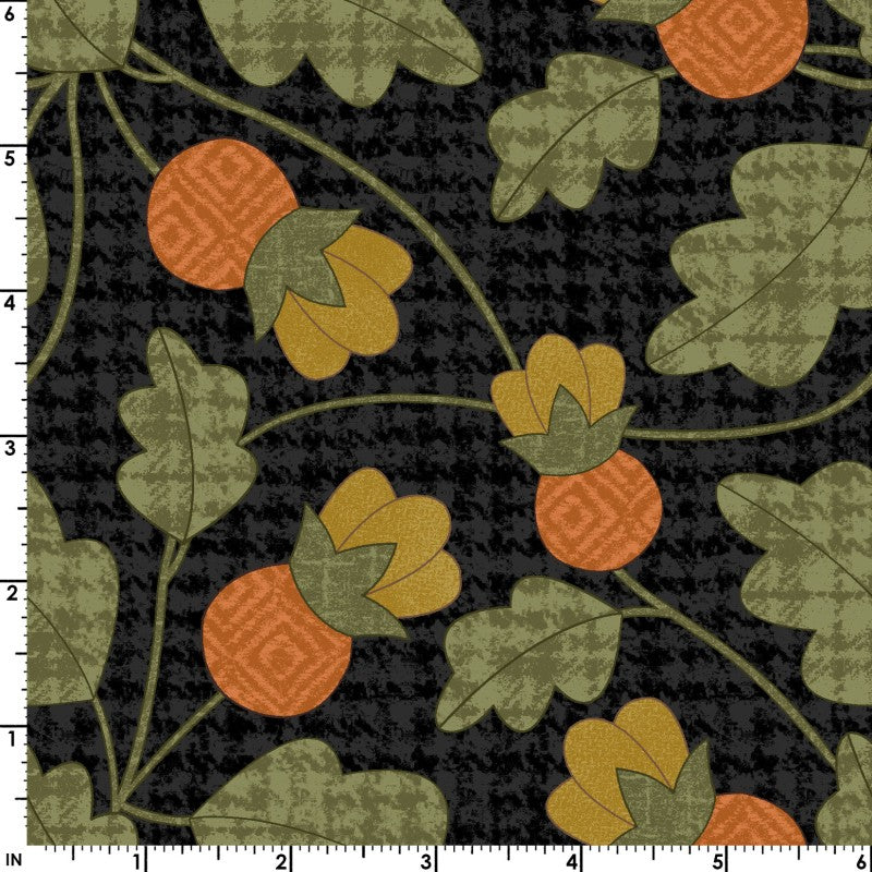 2 1/2" Flannel Fabric Design Roll - AUTUMN HARVEST by Bonnie Sullivan for Maywood Studio