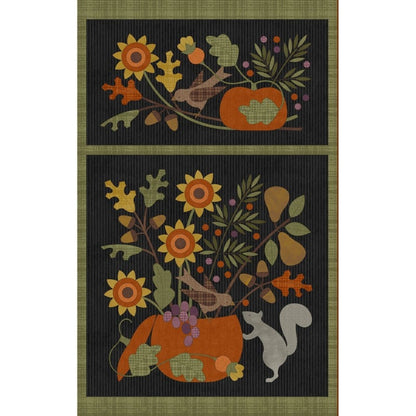 Flannel Fabric Fat Quarters 16 + 2 Panels - AUTUMN HARVEST by Bonnie Sullivan for Maywood Studio