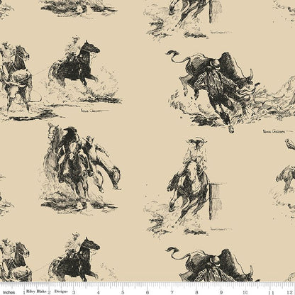 Precut Fabric Charm Pack - Back of the Chutes by Hugh Cabot for Riley Blake Designs - 5" Fabric Squares