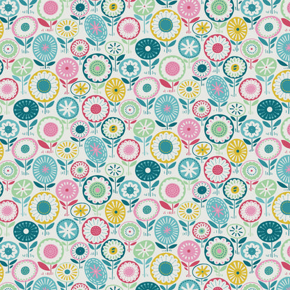 Fabric Layer Cake Blooming Color I by Wolff Paper for Benartex Project X - 10" Squares