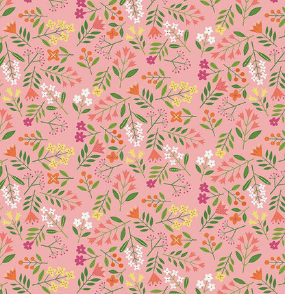 18 Fabric Fat Quarter Bundle - Blooming Color I Collection by Wolff Paper for Benartex