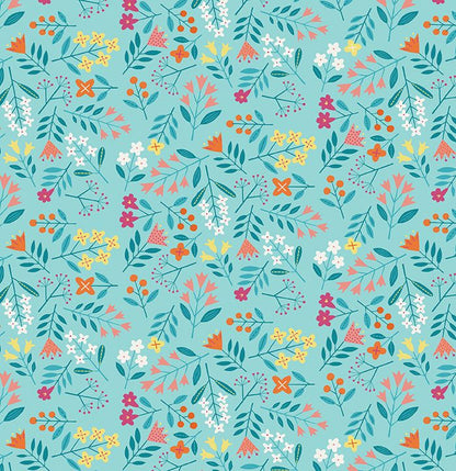 18 Fabric Fat Quarter Bundle - Blooming Color I Collection by Wolff Paper for Benartex